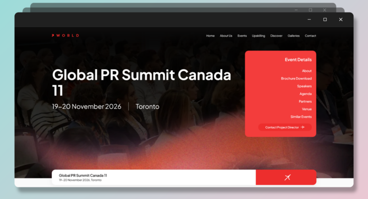 Global PR Summit Canada