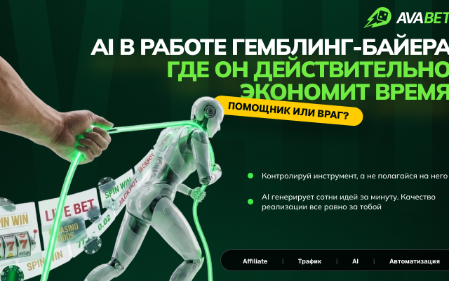 AI в работе гемблинг-байера: где реально экономит время