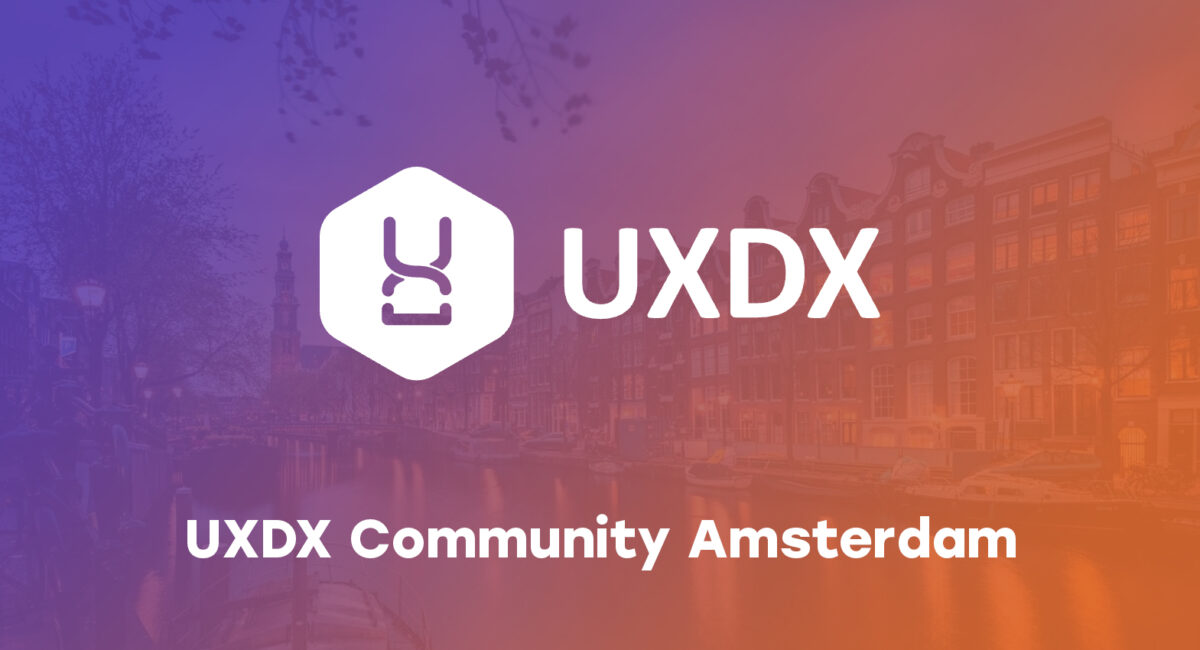 UXDX Community Amsterdam